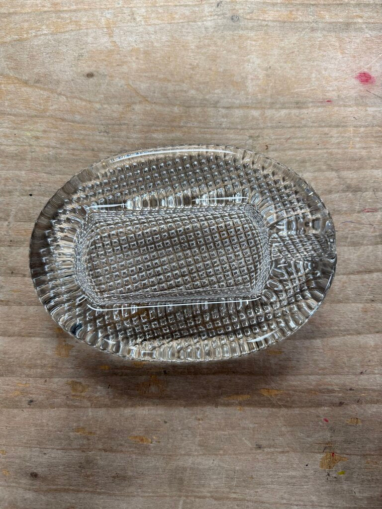 COMOYS OF LONDON GLASS CIGAR ASHTRAY