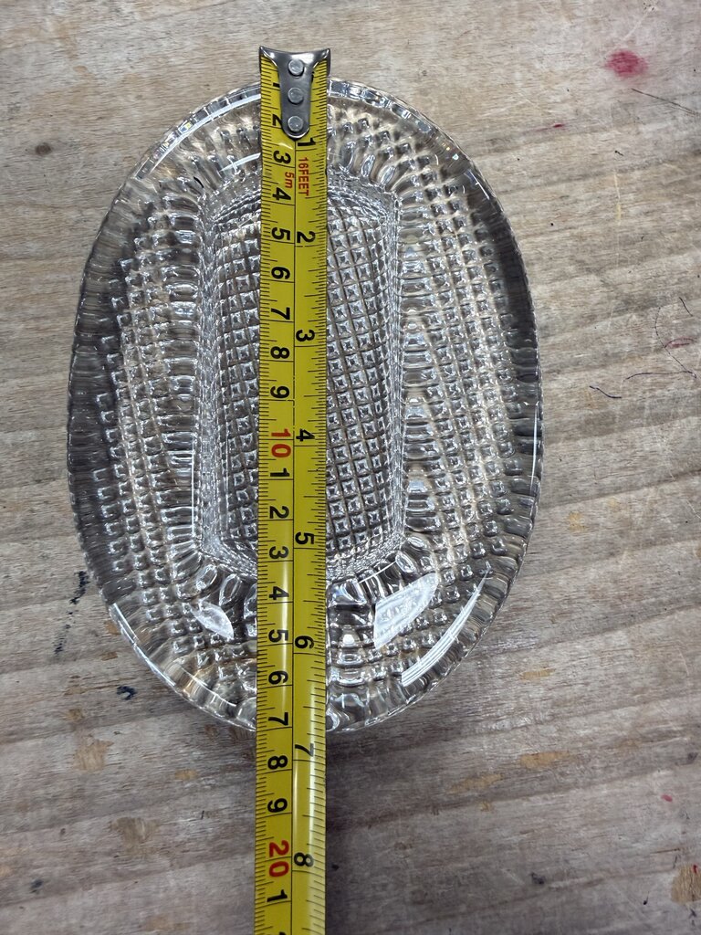 COMOYS OF LONDON GLASS CIGAR ASHTRAY