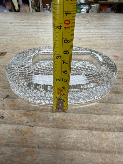 COMOYS OF LONDON GLASS CIGAR ASHTRAY