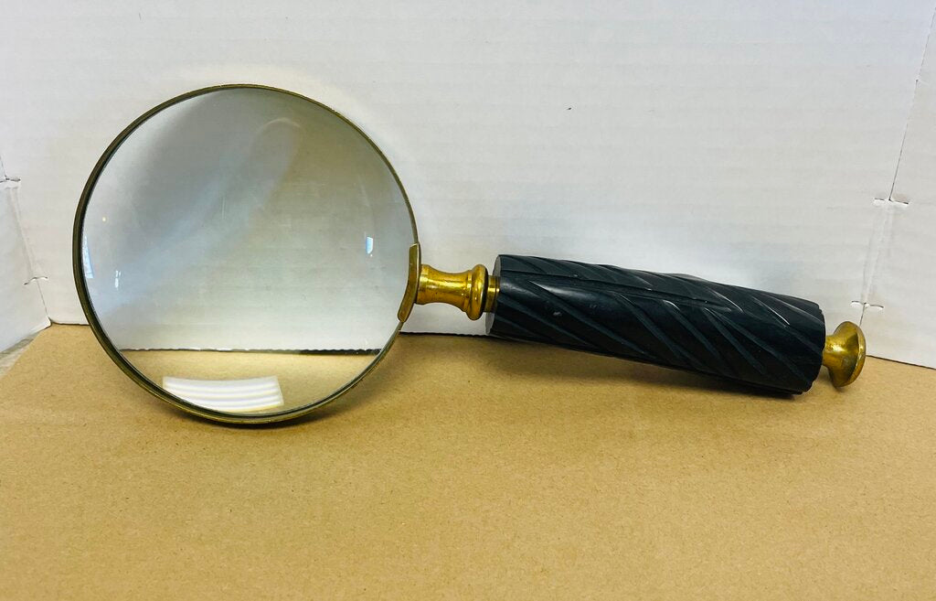 BRASS MAGNIFYING GLASS