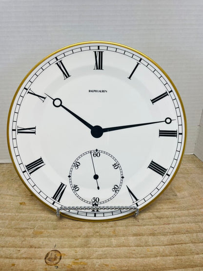 RALPH LAUREN CLOCK CHARGER 12"