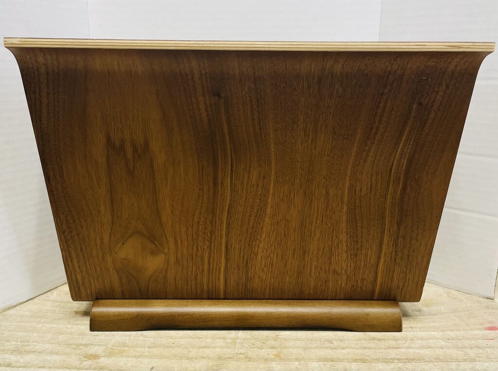 WAVEPLY WOODEN MAGAZINE HOLDER H9" W7.5"