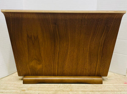 WAVEPLY WOODEN MAGAZINE HOLDER H9" W7.5"