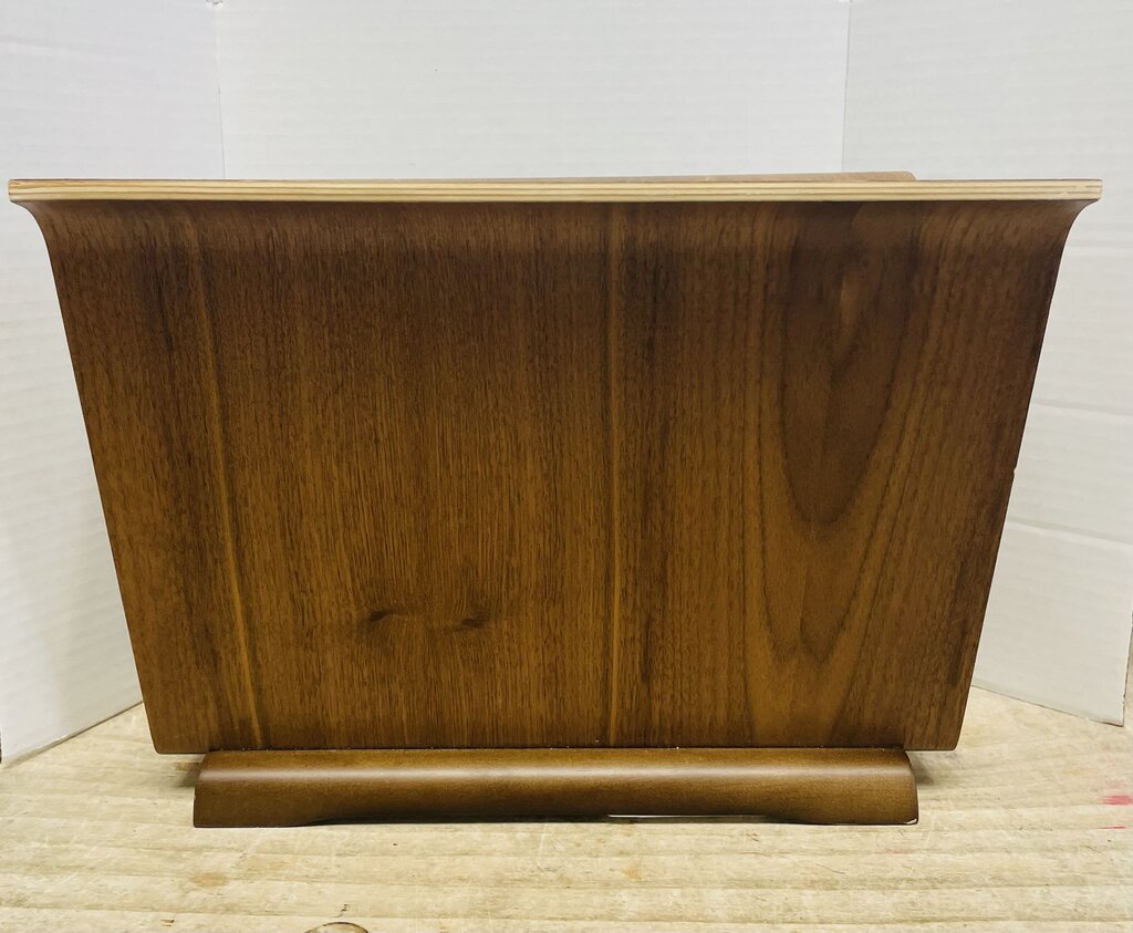 WAVEPLY WOODEN MAGAZINE HOLDER H9" W7.5"