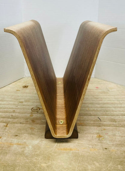 WAVEPLY WOODEN MAGAZINE HOLDER H9" W7.5"