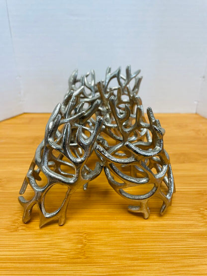 METAL NAPKIN RINGS SET OF 6