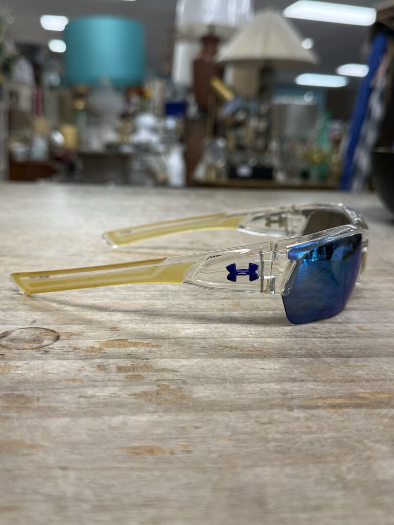 BLUE UA CLEAR SUN GLASSES