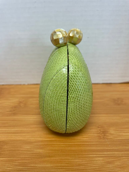 JENNY POLANCO GREEN CLUTCH