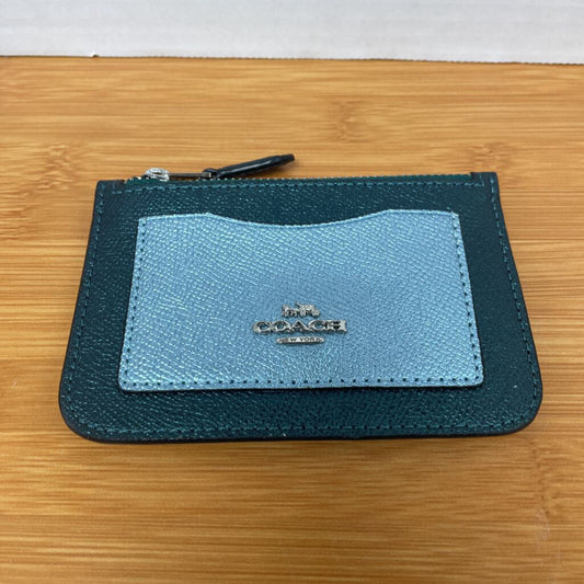 COACH COIN WALLET BLUE