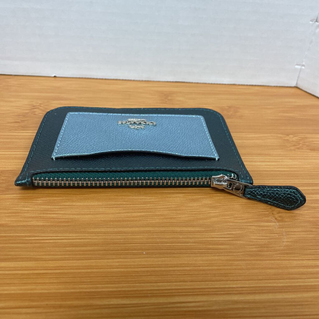 COACH COIN WALLET BLUE