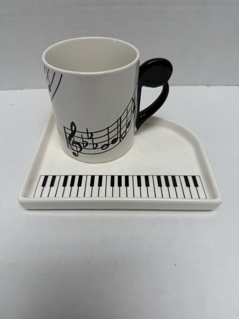 SHAFFORD PIANO PLATE AND CUP SET OF 10