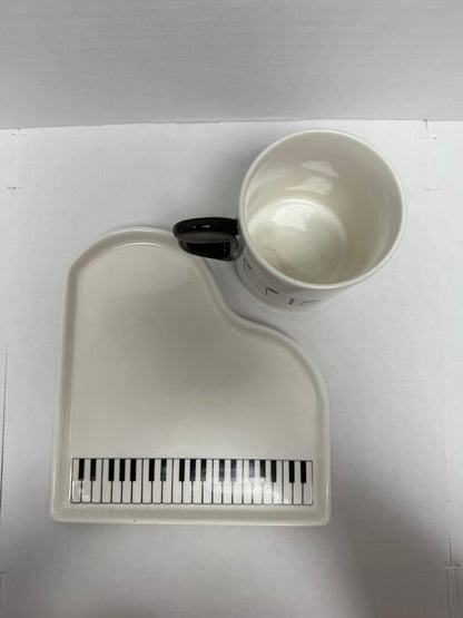 SHAFFORD PIANO PLATE AND CUP SET OF 10