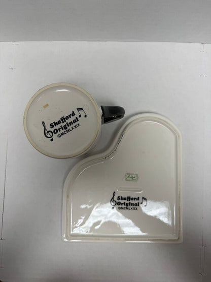 SHAFFORD PIANO PLATE AND CUP SET OF 10