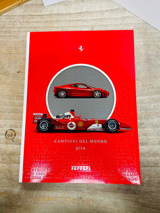 FERRARI 2004 YEARBOOK CAMPIONI DEL MONDO