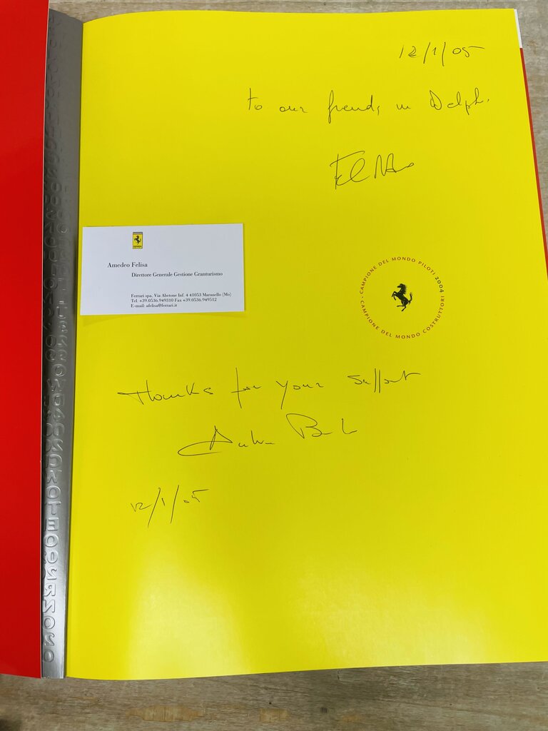 FERRARI 2004 YEARBOOK CAMPIONI DEL MONDO
