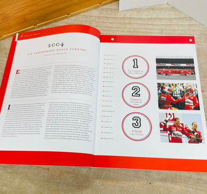 FERRARI 2004 YEARBOOK CAMPIONI DEL MONDO