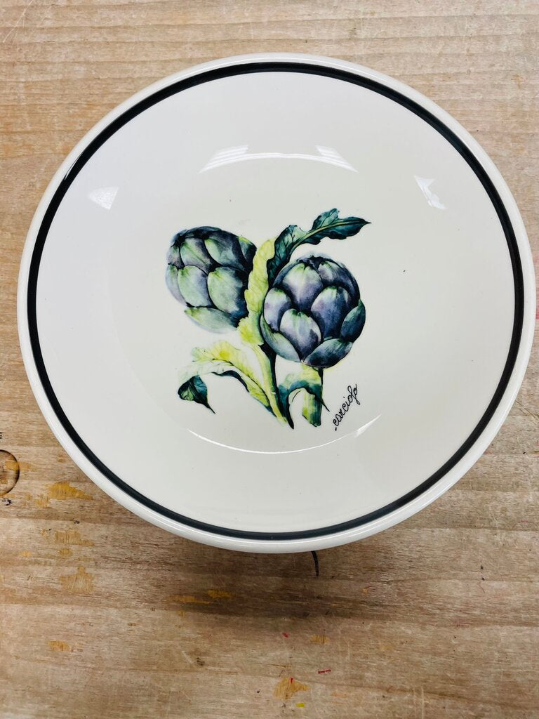 OVER AND BACK SET OF 4 VEGGIE BOWLS 9.5"