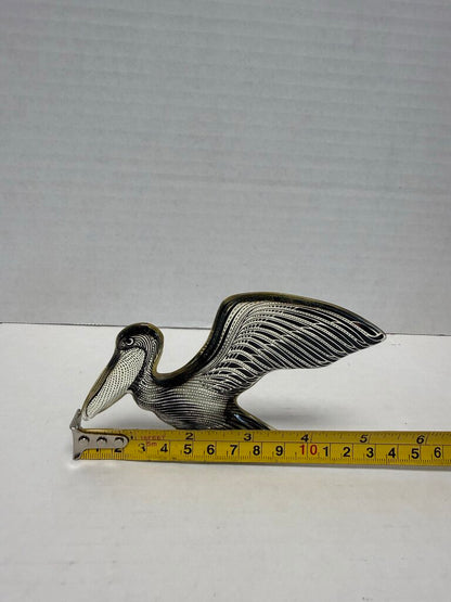 MCM ABRAHAM PALATNIK SMALL LUCITE PELICAN FIGURE