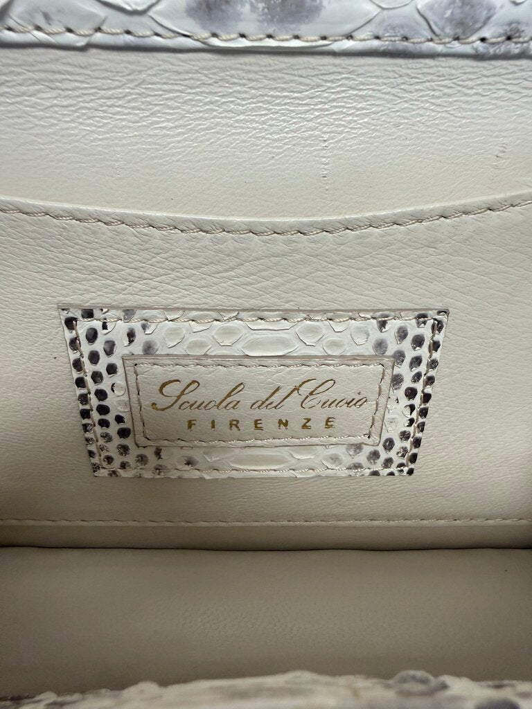SNAKESKIN SCUOLA DEL CUOIO HANDBAG