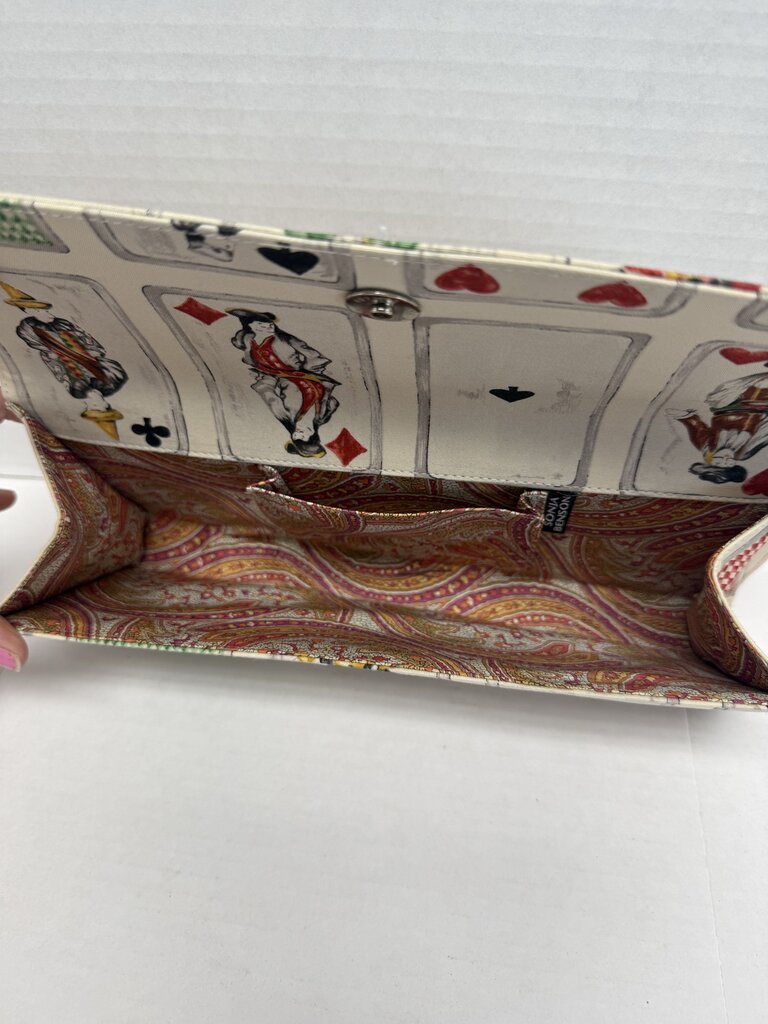 SONJA BENSON PLAYING CARD CLUTCH