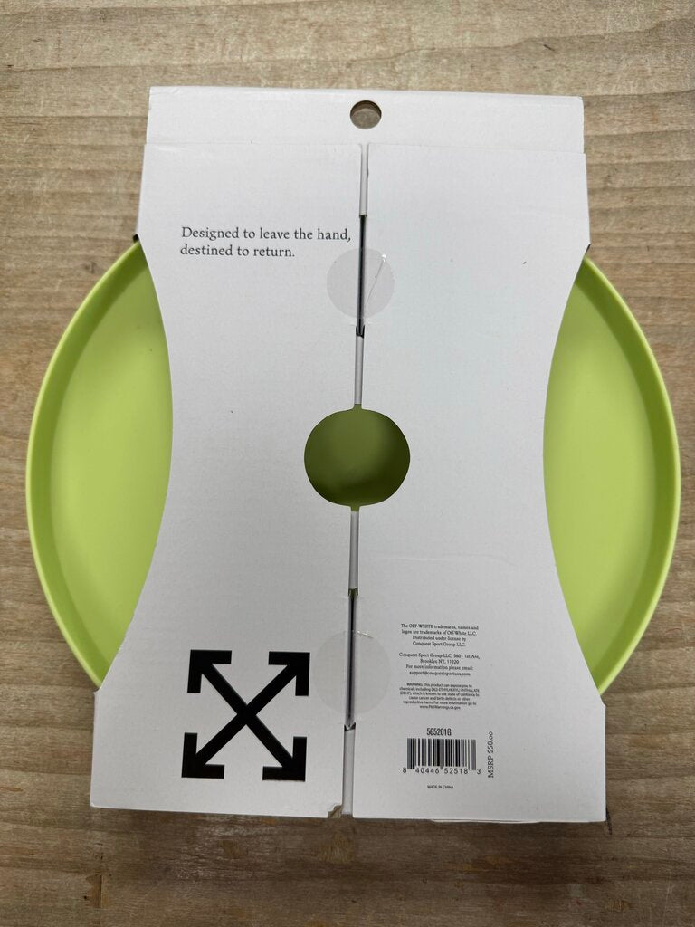 OFF WHITE FRISBEE