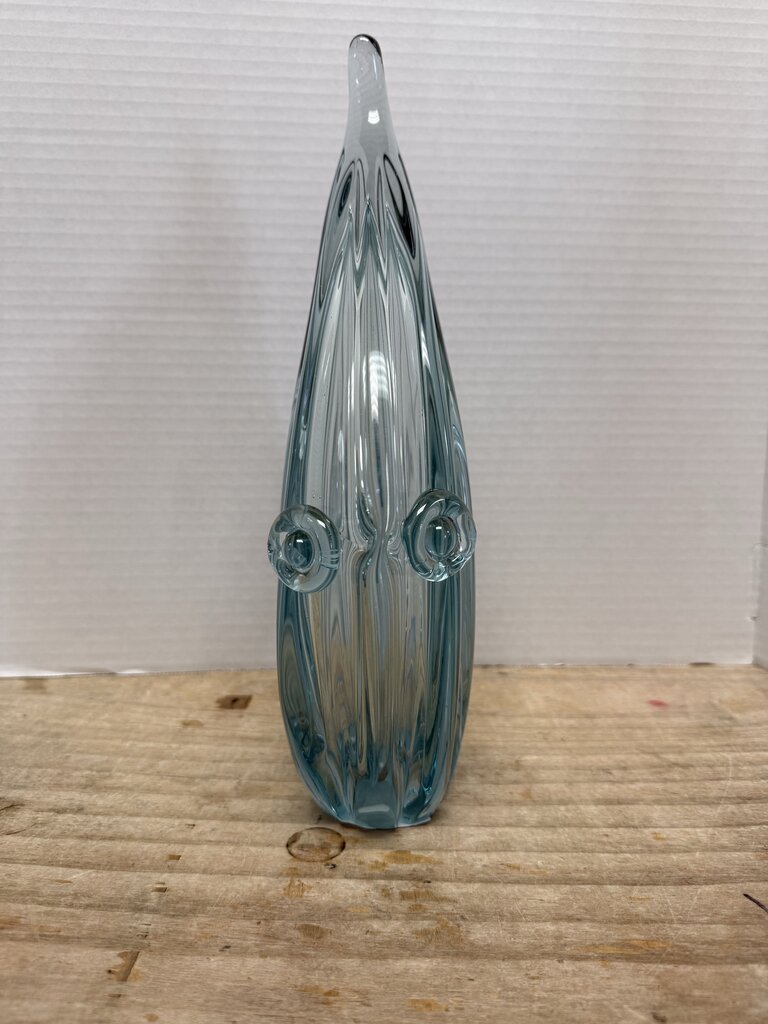 MURANO INSPIRED BLUE FISH GLASS FIGURINE