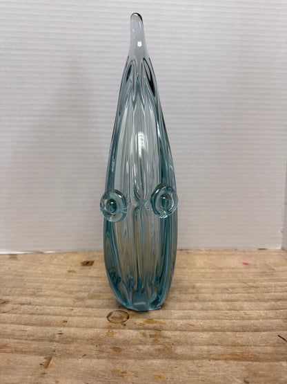 MURANO INSPIRED BLUE FISH GLASS FIGURINE