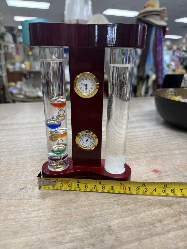 GALILEO WEATHER STATION WITH STORM GLASS