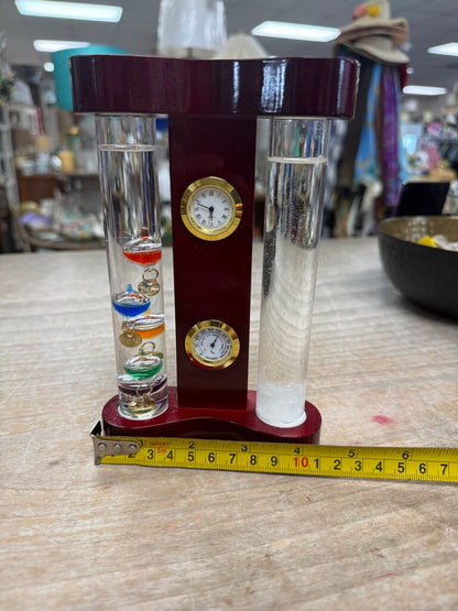 GALILEO WEATHER STATION WITH STORM GLASS