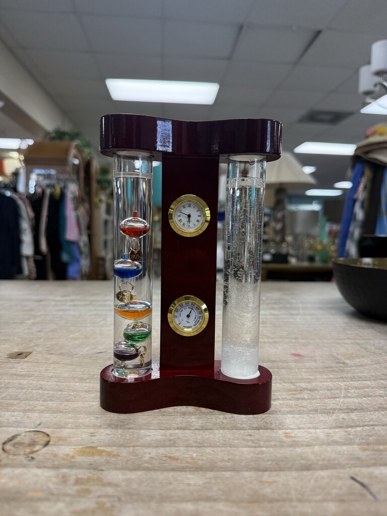 GALILEO WEATHER STATION WITH STORM GLASS