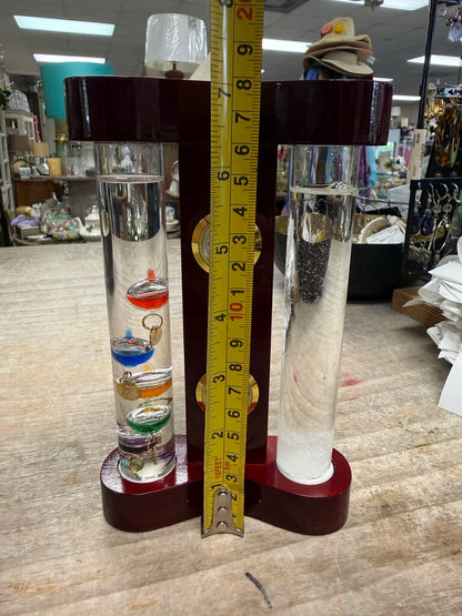 GALILEO WEATHER STATION WITH STORM GLASS