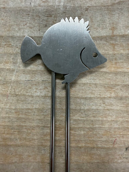 SUSAN SLEE METAL FISH STIR STICK