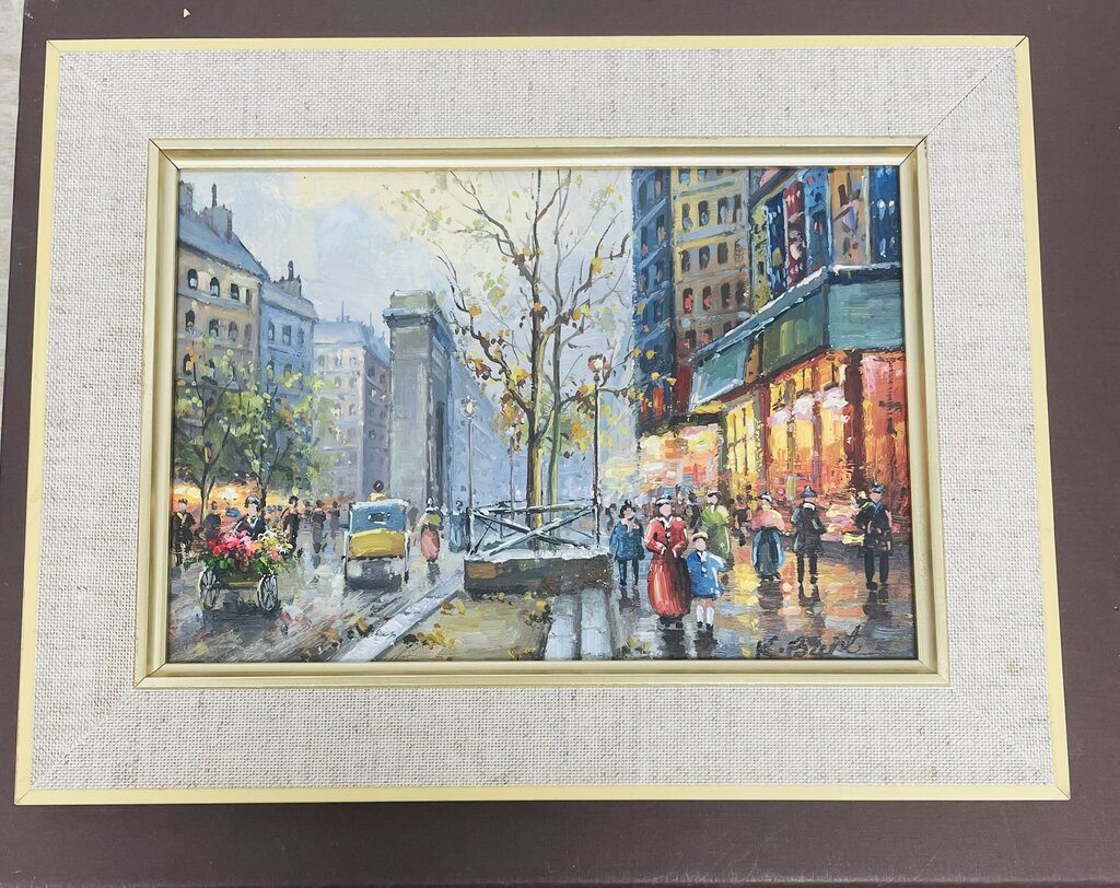 K.BRENT OIL PAINTINGS SIGNED RIGHT SIDE