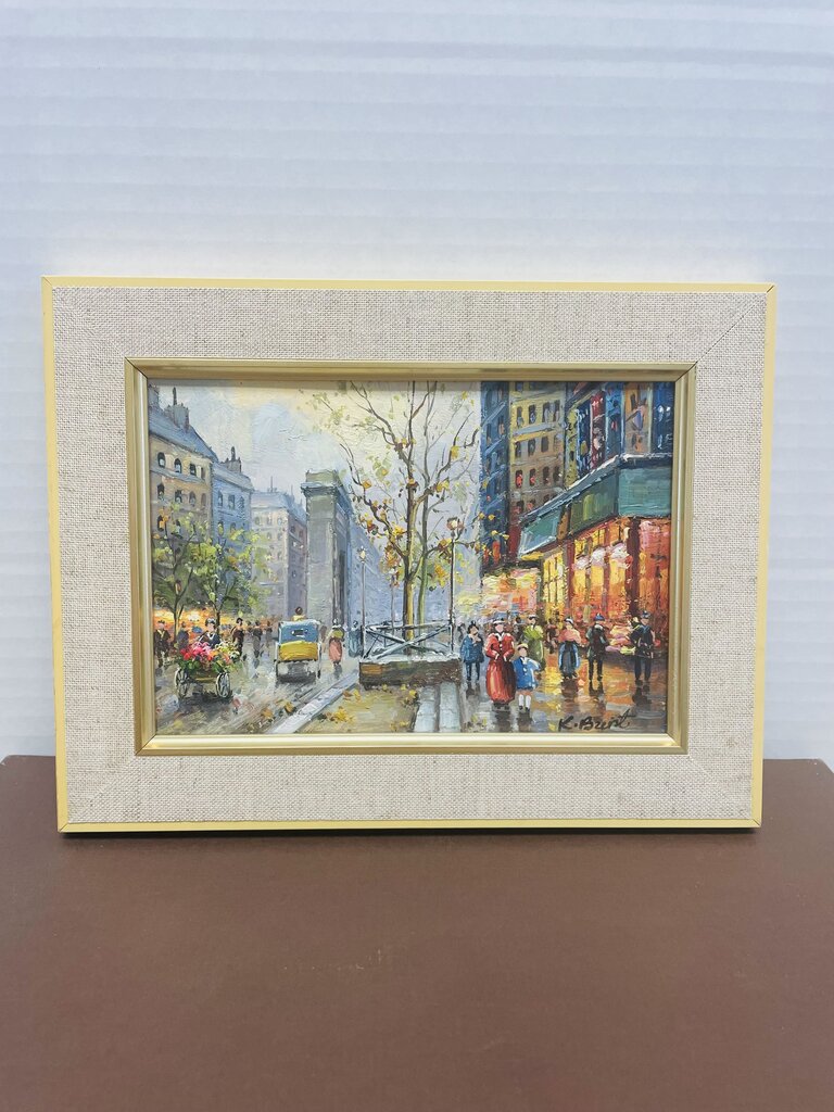 K.BRENT OIL PAINTINGS SIGNED RIGHT SIDE