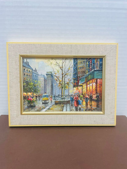 K.BRENT OIL PAINTINGS SIGNED RIGHT SIDE