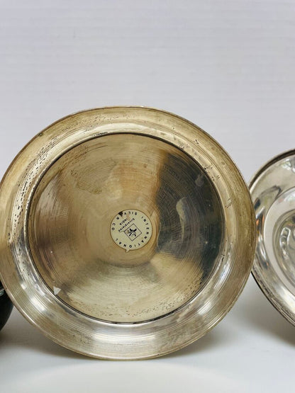 ANTIQUE SILVER PLATE INCISED JAR