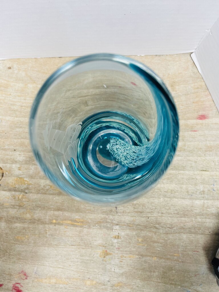 LENOX GLASS LIGHTHOUSE VASE