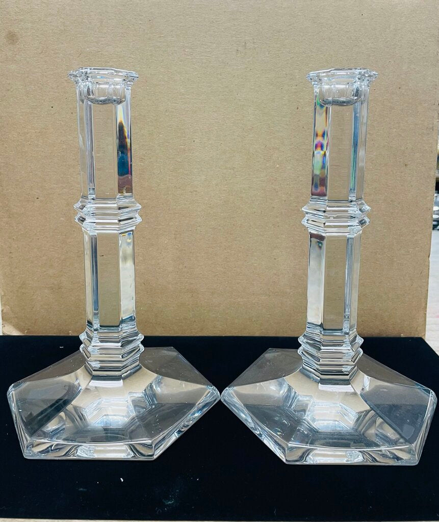 TIFFANY AND CO WINDHAM CANDLESTICKS 8" (SET OF TWO)