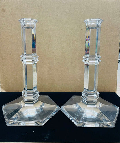 TIFFANY AND CO WINDHAM CANDLESTICKS 8" (SET OF TWO)