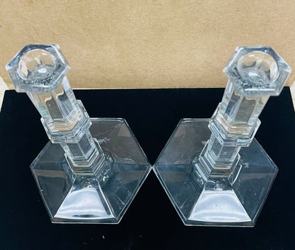 TIFFANY AND CO WINDHAM CANDLESTICKS 8" (SET OF TWO)