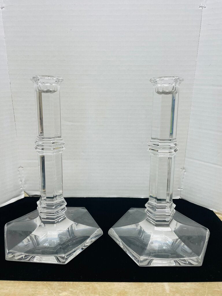 TIFFANY AND CO WINDHAM CANDLESTICKS 8" (SET OF TWO)