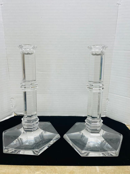 TIFFANY AND CO WINDHAM CANDLESTICKS 8" (SET OF TWO)