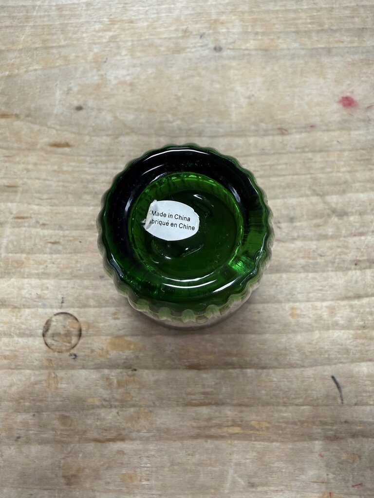 ANTHROPOLOGIE SAINTPAULIA TUMBLER TULIP HANDBLOWN GLASS