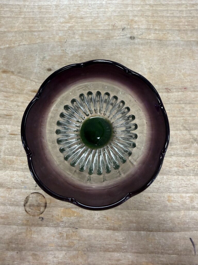 ANTHROPOLOGIE SAINTPAULIA ROCKS TULIP HANDBLOWN GLASS