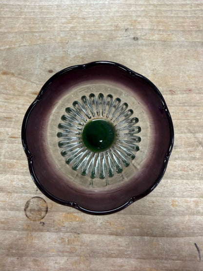 ANTHROPOLOGIE SAINTPAULIA ROCKS TULIP HANDBLOWN GLASS