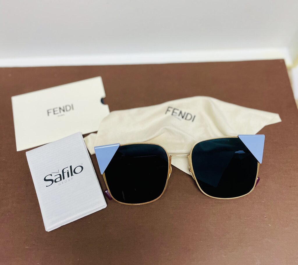 FENDI BLUE TIP SUN GLASSES