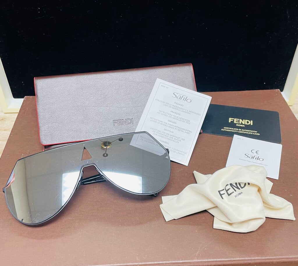 FENDI MIRRORED SUN GLASSES