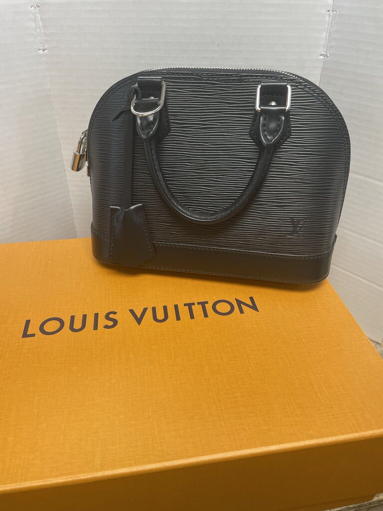LOUIS VUITTON ALMA BLACK PURSE