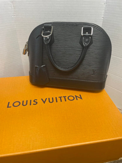LOUIS VUITTON ALMA BLACK PURSE