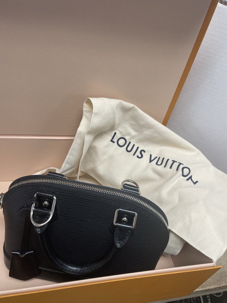 LOUIS VUITTON ALMA BLACK PURSE